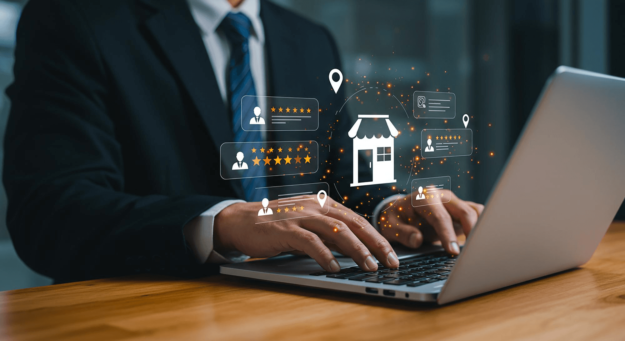 Ecommerce professional managing an online business